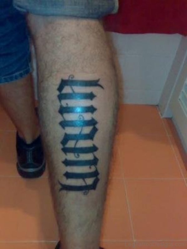 Pretty Ambigram Tattoo Design