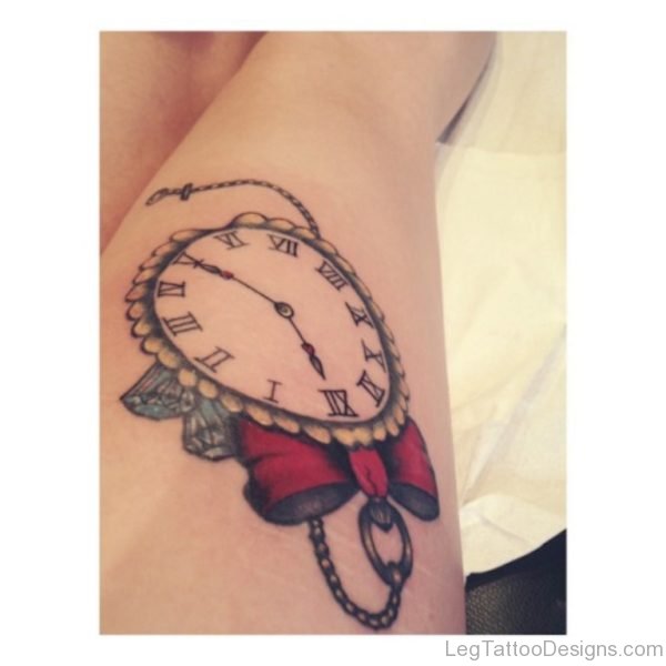 Pretty Clock Tattoo