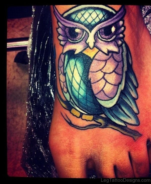 Pretty Owl Tattoo