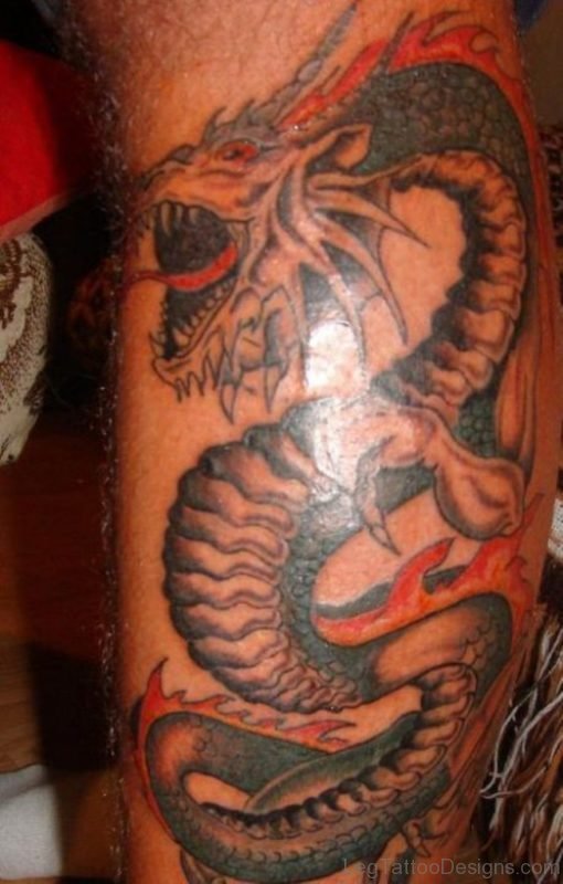 Roaring Dargon Tattoo