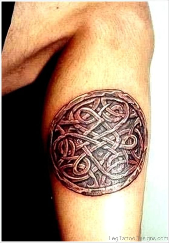 Round Celtic Tattoo Design