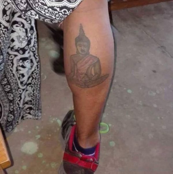 Simple Buddha Tattoo