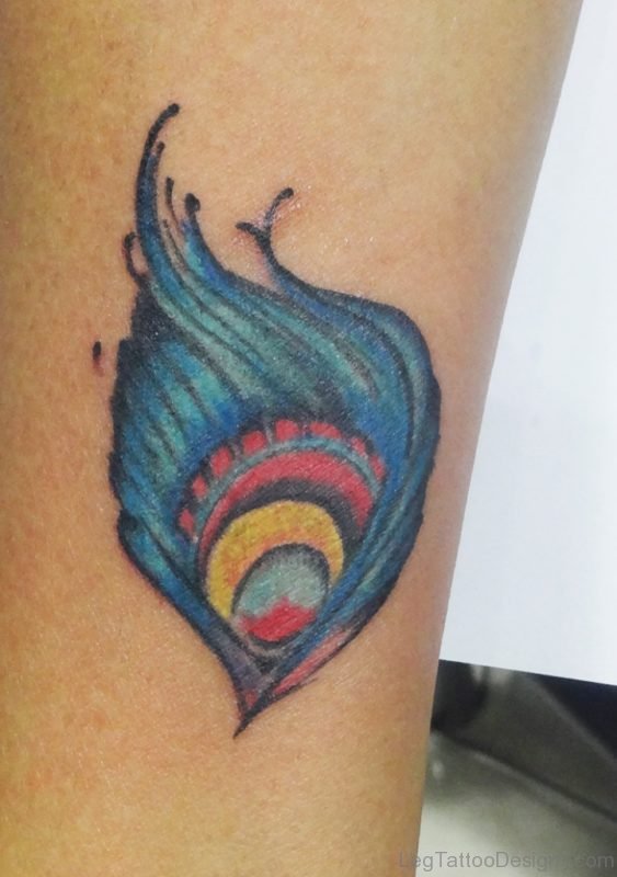 Small Feather Tattoo