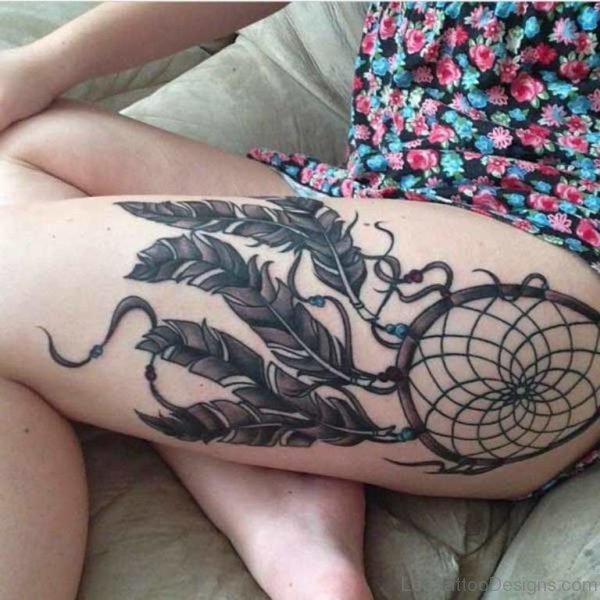 Stylish Dreamcatcher Tattoo