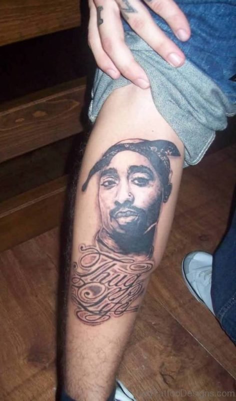 Stylish Portrait Tattoo