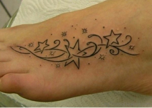 Stylish Star Tattoo