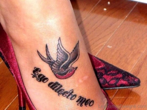Sweet Bird Tattoo Design