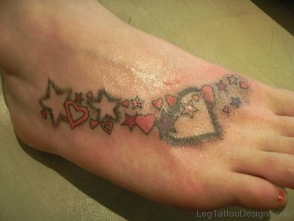 Trendy Stars Tattoo Design