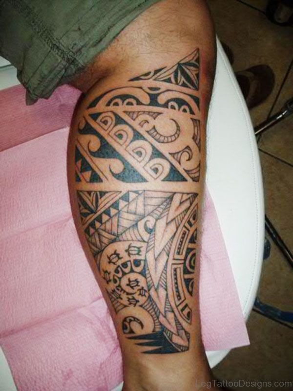 Tribal Cross Tattoo Design