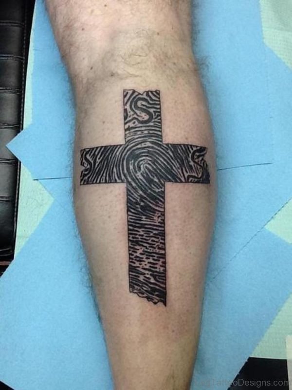 Unique Cross Tattoo