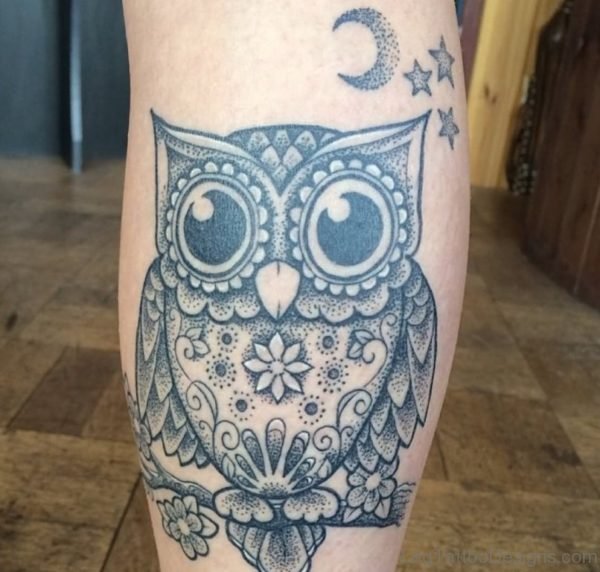 Unique Owl Tattoo