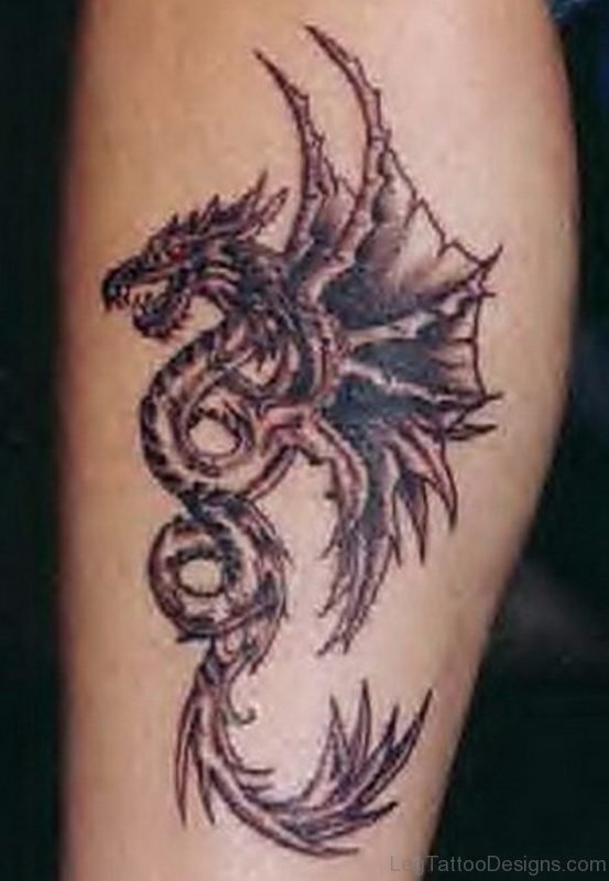 Winged Dragon Tattoo