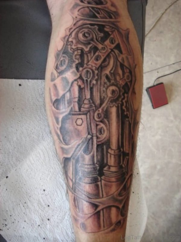 Wonderful Biomechanical Tattoo