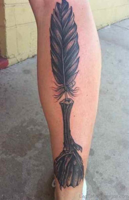 Wonderful Feather Tattoo