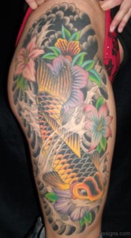 Yellow Fish Tattoo 