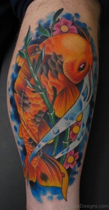 Yellow Fish Tattoo