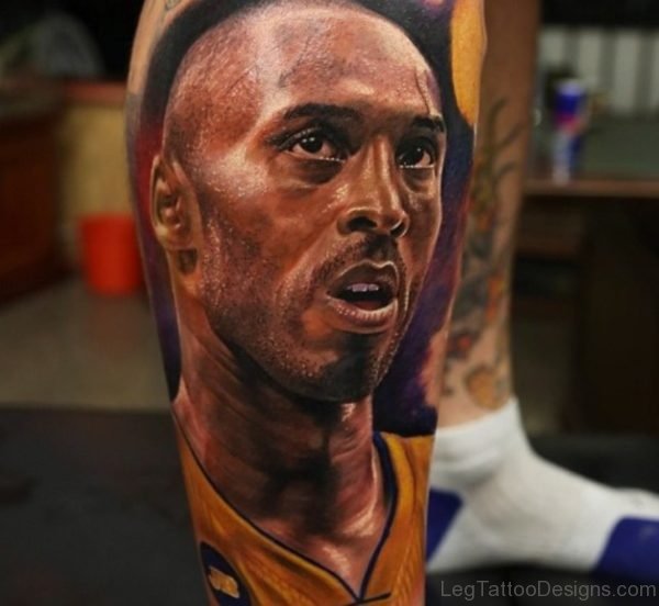 Kobe Bryant Portrait Tattoo