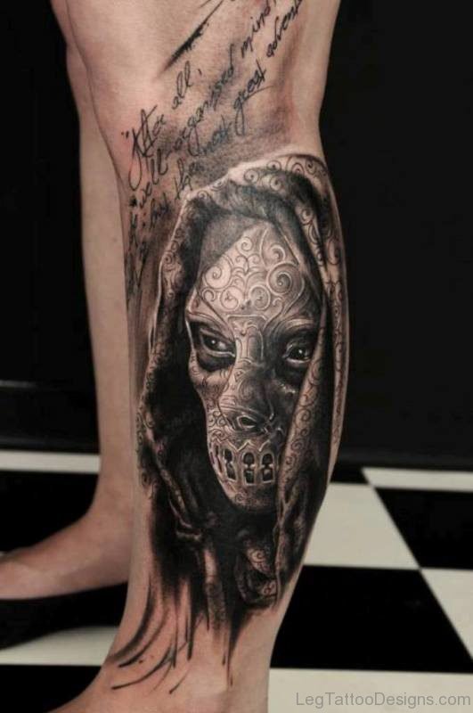 3D Mask Tattoo