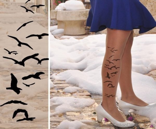 Adorable Bird Leg tattoo
