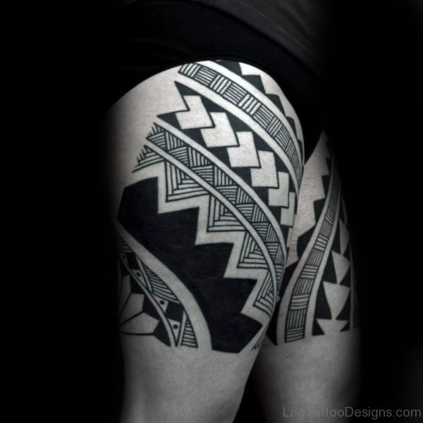 Amazing Hawaiian Tribal Tattoo