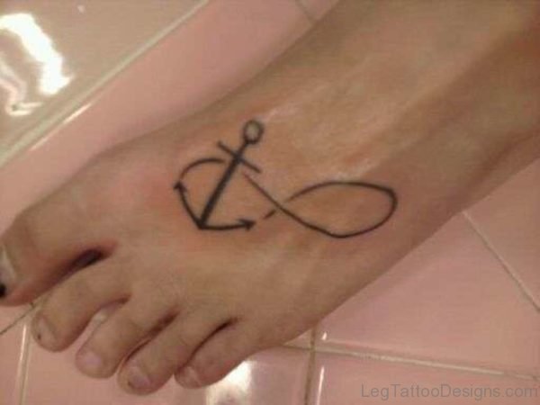 Anchor Infinity Tattoo Design