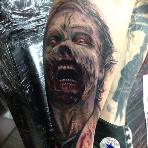 Atractive Zombie Tattoo