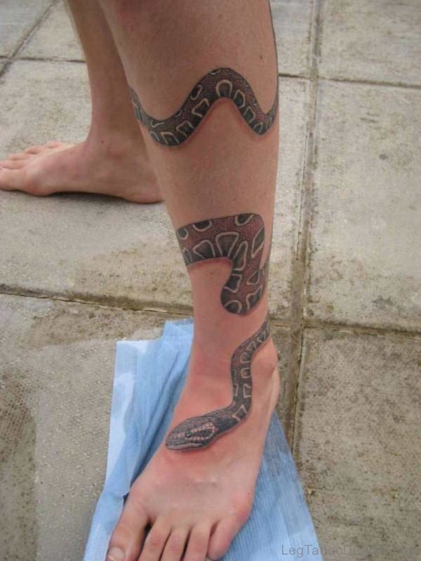 Attarctive Snake Tattoo