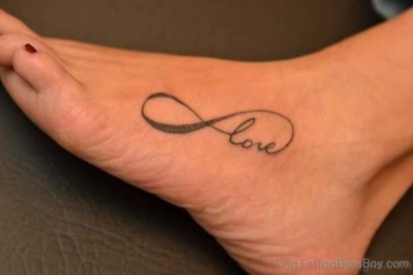 Attractive Love Word Tattoo
