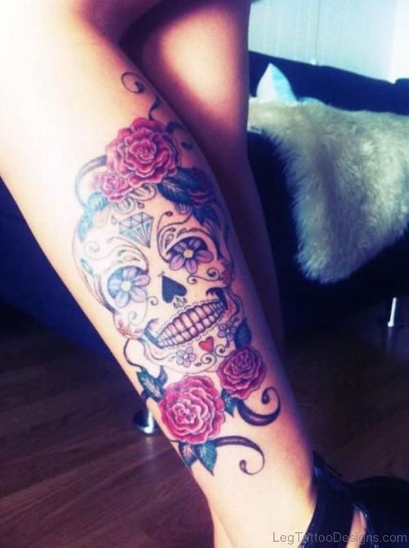 Attractive Skull Tattoo 1