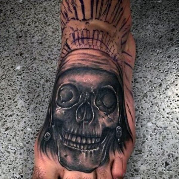 Attractive Skull Tattoo