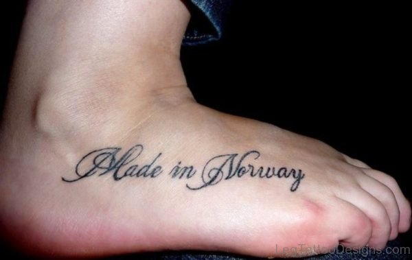 Attractive Wording Tattoo Design