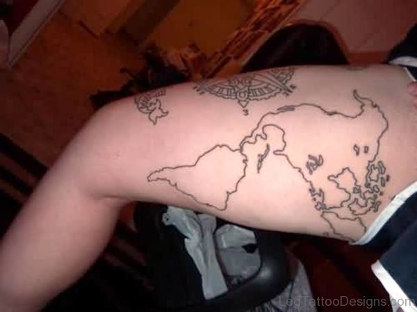 Awesome Map Tattoo 1