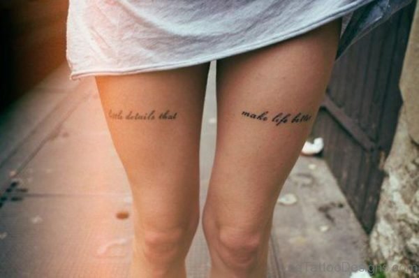 Awesome Wording Tattoo