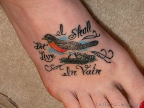 Beautiful Bird Tattoo