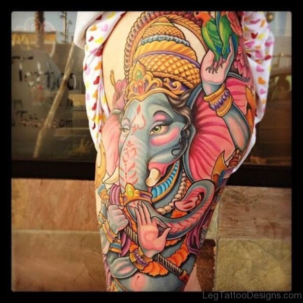 Beautiful Ganesha Tattoo