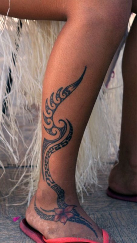 100 Traditional Tribal Tattoos On Leg