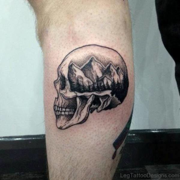 Black Skull Tattoo