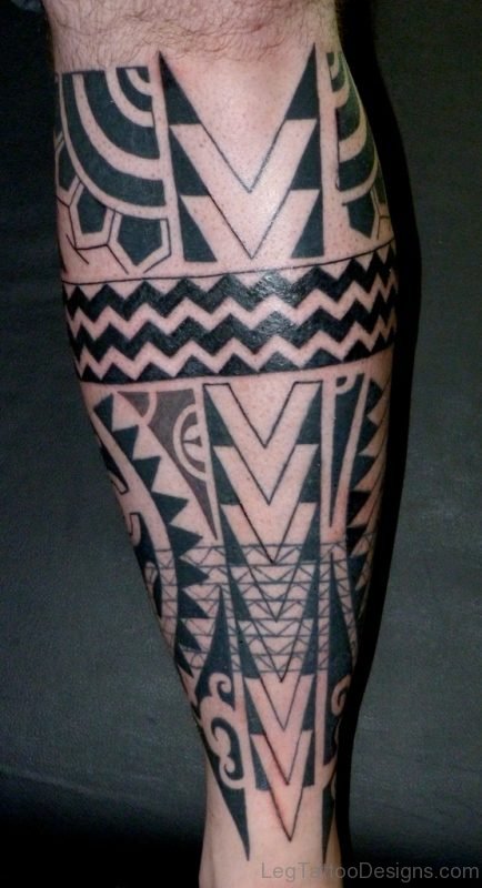 Black Tribal Tattoo 