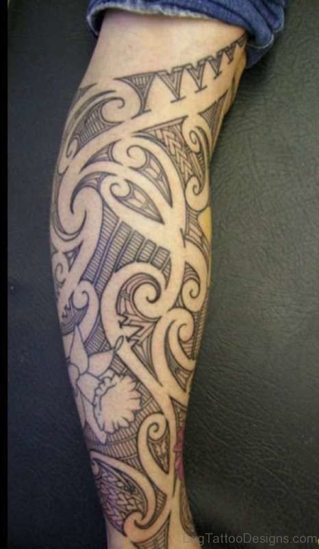 Black Tribal Tattoo Design