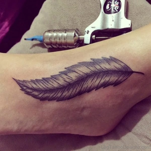 Classic Feather Tattoo