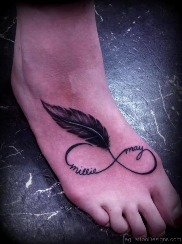 Classic Feather Tattoo Design