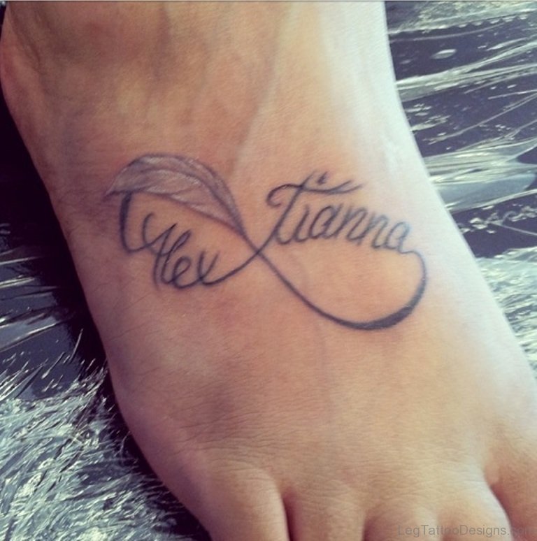 65 Amazing Feather Tattoos On Foot