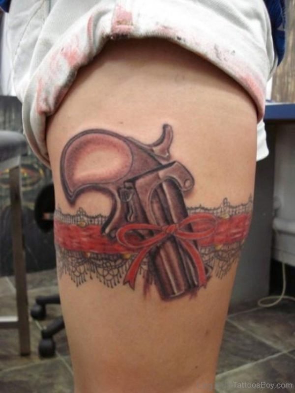 Classic Gun Tattoo