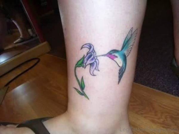 Colorful Bird Tattoo Design
