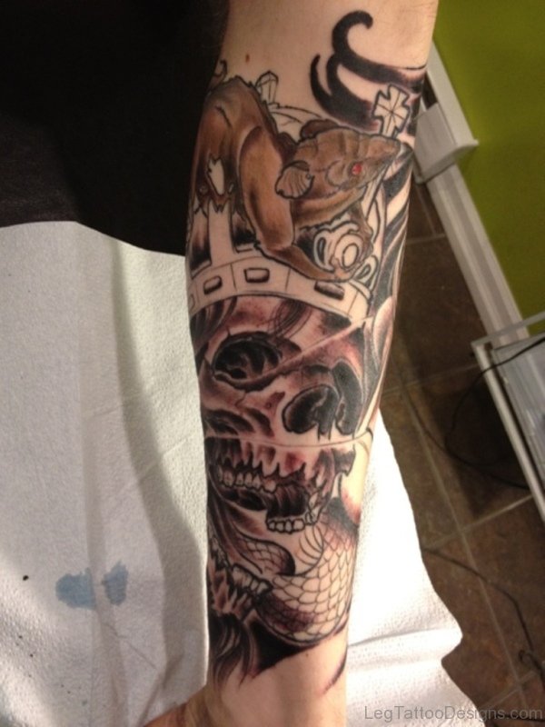 Cool Skull Tattoo