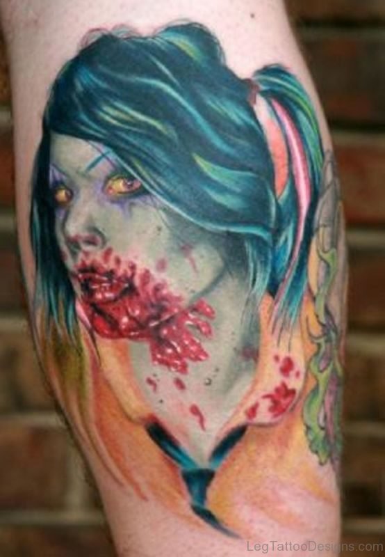 Cool Zombie Tattoo