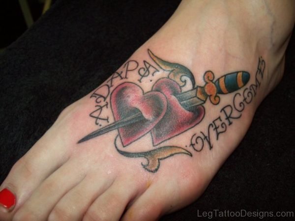 Dagger Heart Tattoo