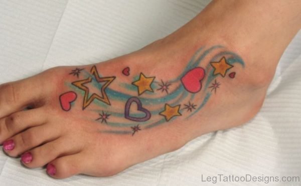 Designer Star Tattoo