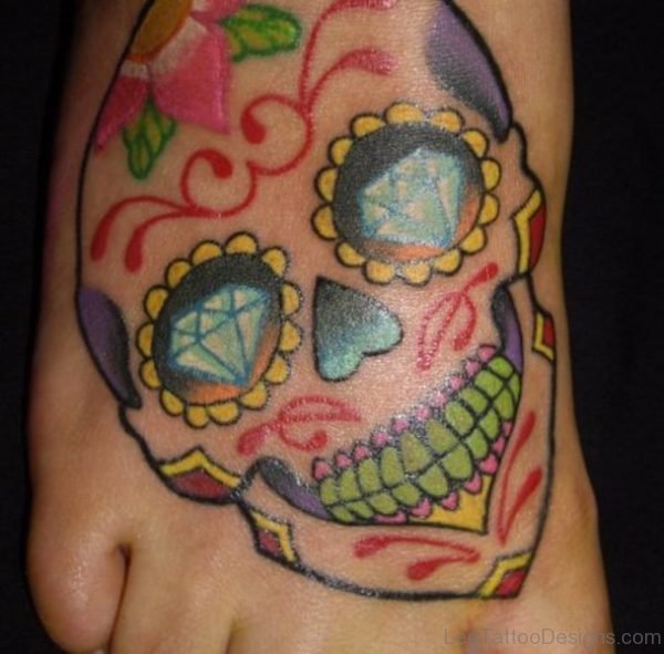Diamond And Skull Tattoo