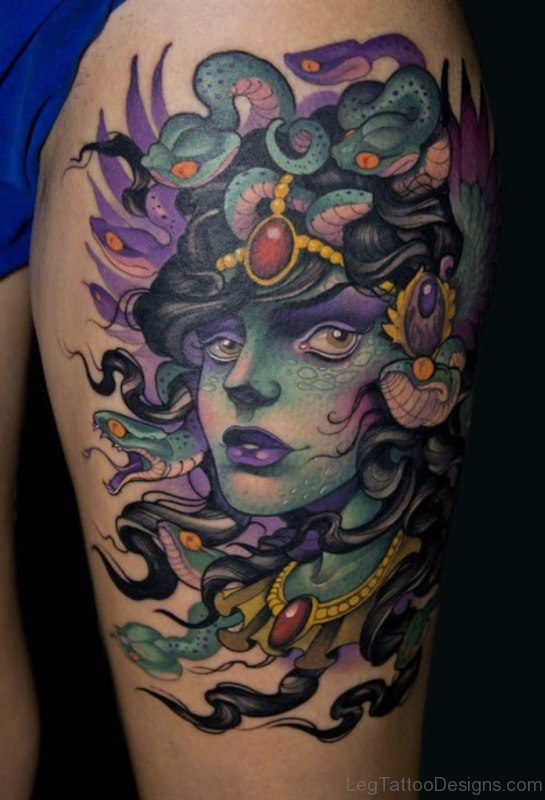 Elegant Medusa Tattoo